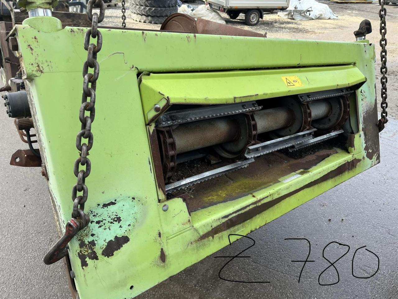 CLAAS Lexion 750 gebrauchter Einzugschacht, Schrägförderer aus Brandmaschine - Spare parts for Combine harvester: picture 1 CLAAS Lexion 750 gebrauchter Einzugschacht, Schrägförderer aus Brandmaschine - Spare parts for Combine harvester: picture 1