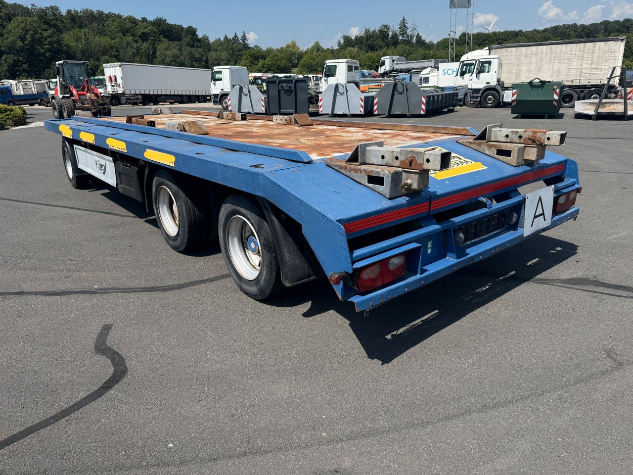 Fliegl TPS 240 3- Achs Kombi Anhänger - Blattfederung- - Roll-off/ Skip trailer: picture 3 Fliegl TPS 240 3- Achs Kombi Anhänger - Blattfederung- - Roll-off/ Skip trailer: picture 3