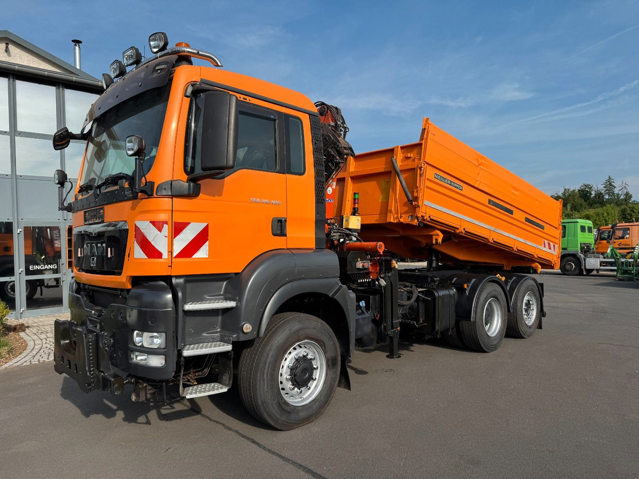 MAN TGS 28.400 6x4-4 BL Kipper / Kran / Winterdienst - Tipper, Crane truck: picture 3 MAN TGS 28.400 6x4-4 BL Kipper / Kran / Winterdienst - Tipper, Crane truck: picture 3