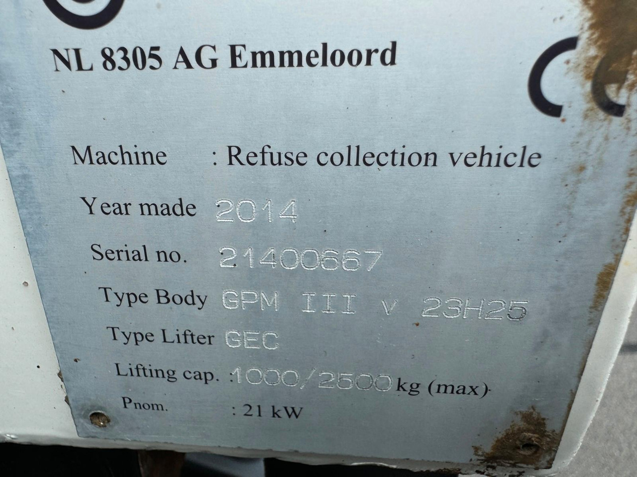 Mercedes-Benz Antos 2533 6x2 Gesink GPM III V 23H25 Kombisch. leasing Mercedes-Benz Antos 2533 6x2 Gesink GPM III V 23H25 Kombisch.: picture 10