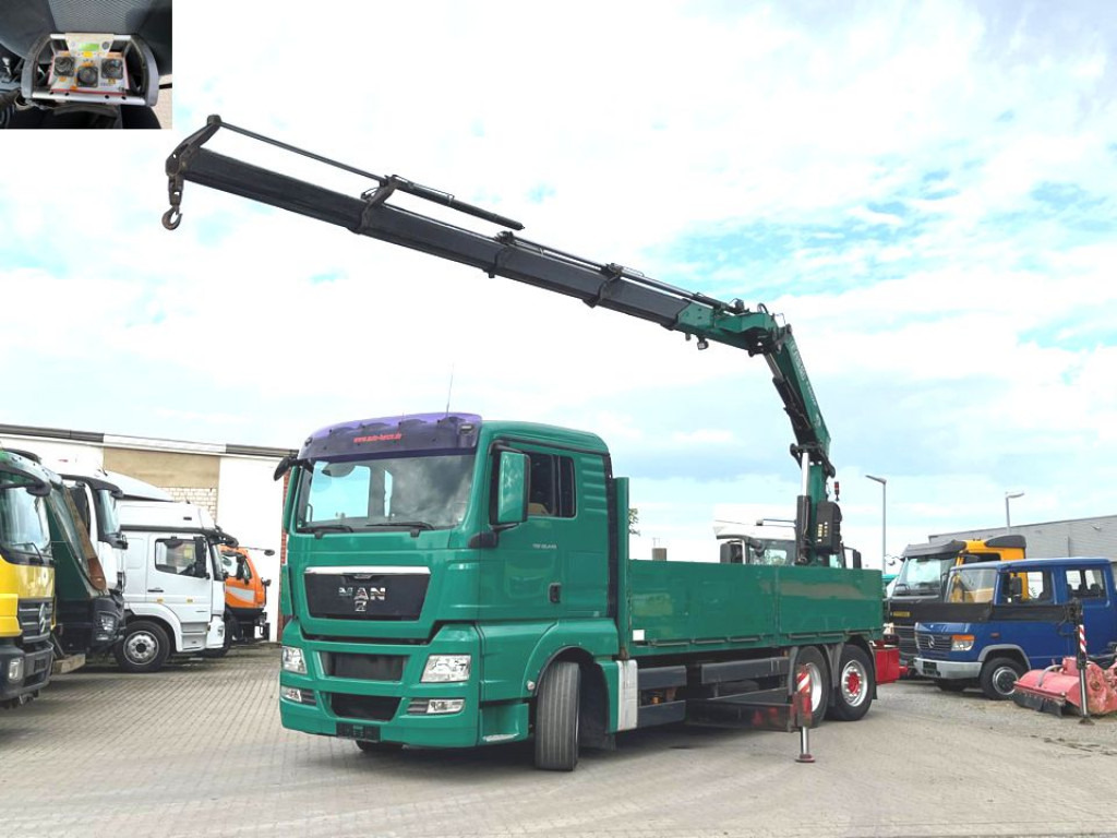 MAN MAN TG-X Pritsche Heckkran 26.440 6x2-2 BL Fassi 360 36m/to, Lenk Lift - Dropside/ Flatbed truck, Crane truck: picture 1 MAN MAN TG-X Pritsche Heckkran 26.440 6x2-2 BL Fassi 360 36m/to, Lenk Lift - Dropside/ Flatbed truck, Crane truck: picture 1