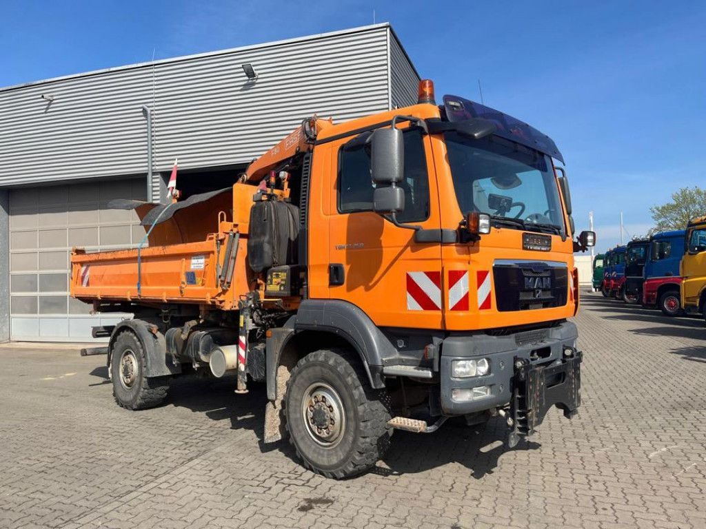 MAN TG-M 13.250 4x4 BL 2-Achs Allradkipper Kran Funk - Tipper, Crane truck: picture 2 MAN TG-M 13.250 4x4 BL 2-Achs Allradkipper Kran Funk - Tipper, Crane truck: picture 2