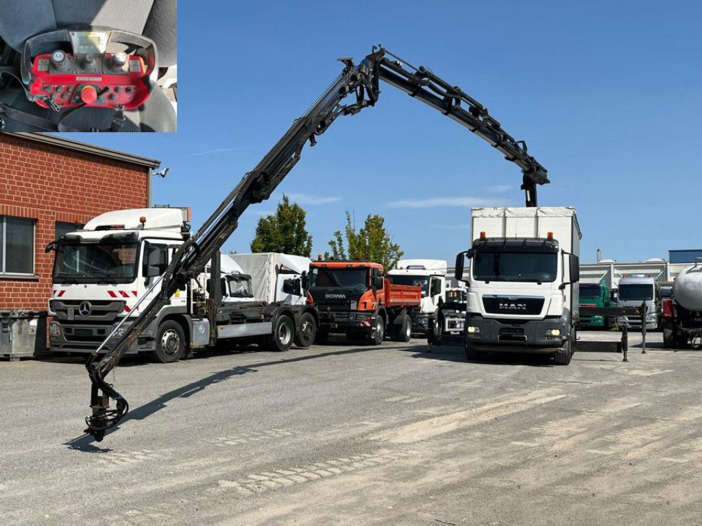 Dropside/ Flatbed truck, Crane truck MAN TG-S 26.360 6x2-2LL Pritsche Heckkran 34m/to, Ji: picture 1