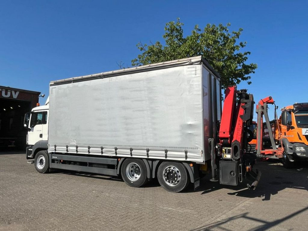 MAN TG-S 26.400 6x2-2 BL Pritsche Heckkran 5xhydr.Au - Dropside/ Flatbed truck, Crane truck: picture 3 MAN TG-S 26.400 6x2-2 BL Pritsche Heckkran 5xhydr.Au - Dropside/ Flatbed truck, Crane truck: picture 3