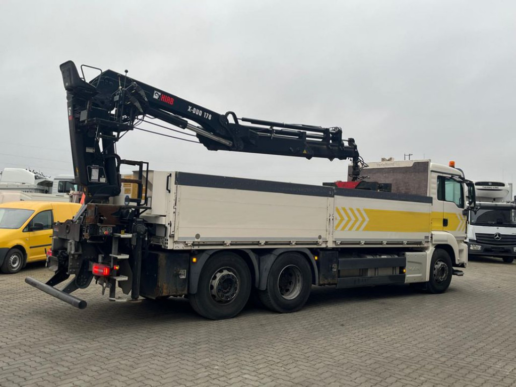MAN TG-S Pritsche Heckkran 26.420 6x2 BL 4xhydr, Hiab 172 - X Duo - Dropside/ Flatbed truck, Crane truck: picture 3 MAN TG-S Pritsche Heckkran 26.420 6x2 BL 4xhydr, Hiab 172 - X Duo - Dropside/ Flatbed truck, Crane truck: picture 3
