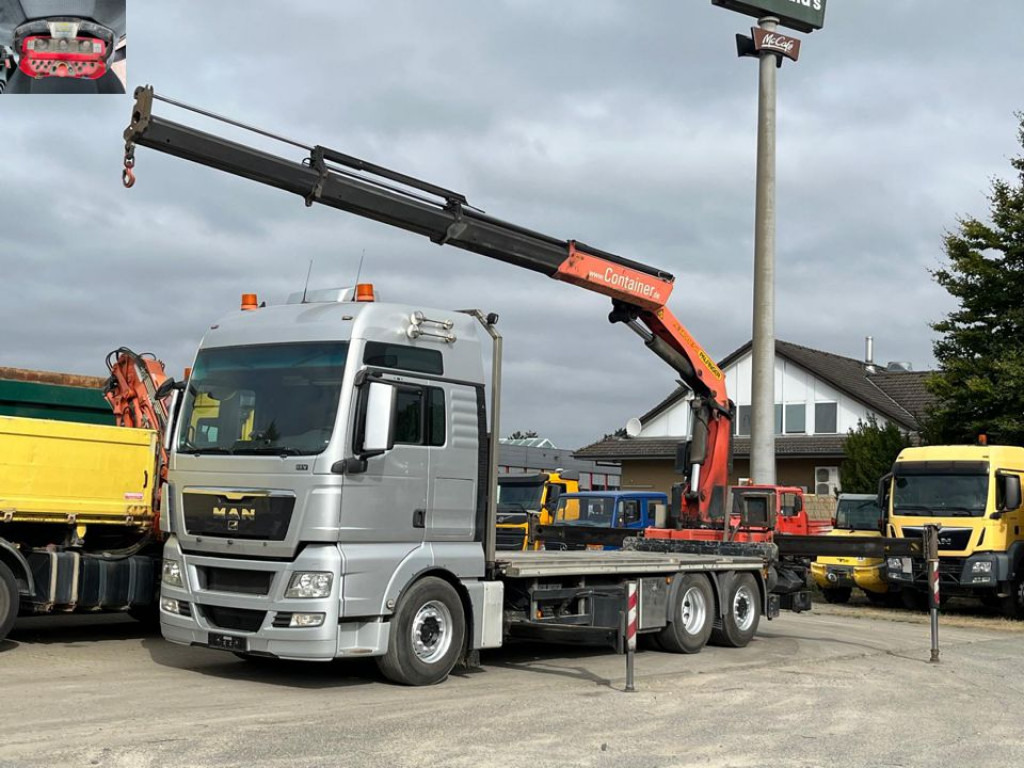 MAN TG-X 26.400 6x2 Pritsche Heckkran Palfinger PK 34002 - Dropside/ Flatbed truck, Crane truck: picture 1 MAN TG-X 26.400 6x2 Pritsche Heckkran Palfinger PK 34002 - Dropside/ Flatbed truck, Crane truck: picture 1