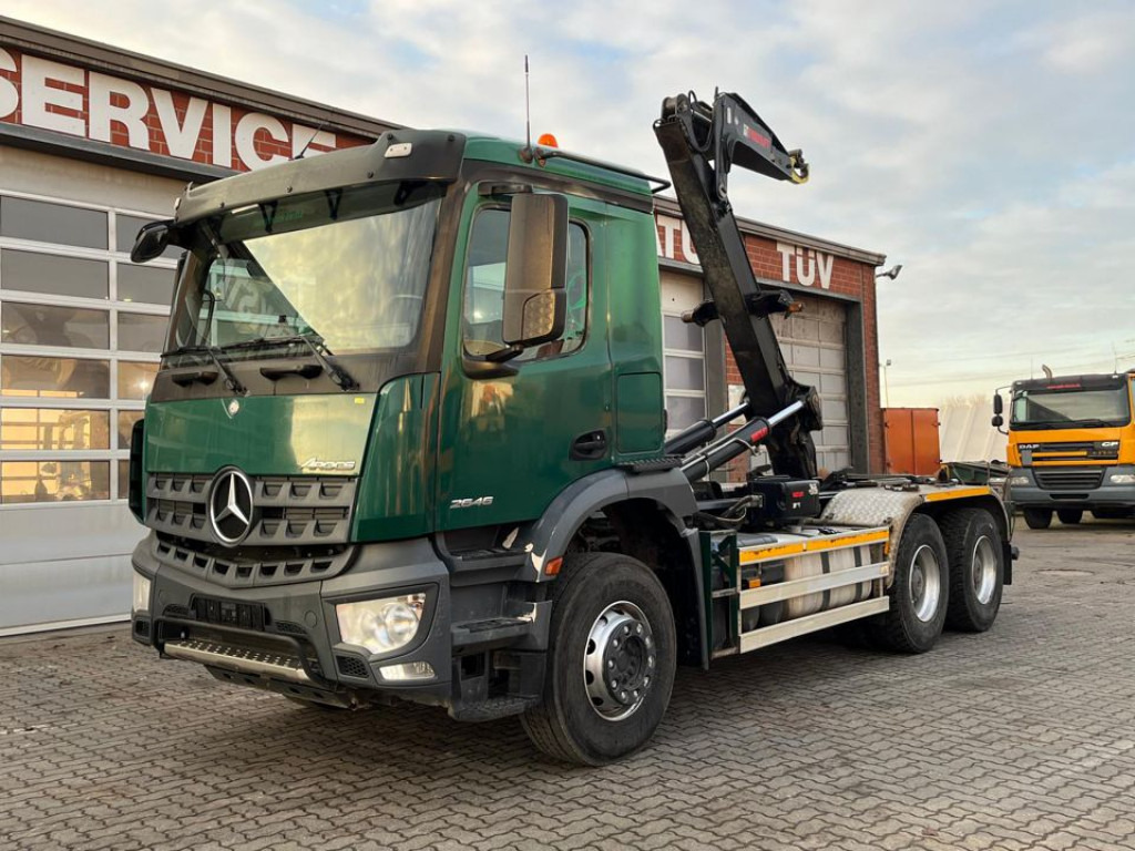 Mercedes-Benz Arocs Abrollkipper 2646 6x4 kurzer Radstand - Hook lift truck: picture 1 Mercedes-Benz Arocs Abrollkipper 2646 6x4 kurzer Radstand - Hook lift truck: picture 1