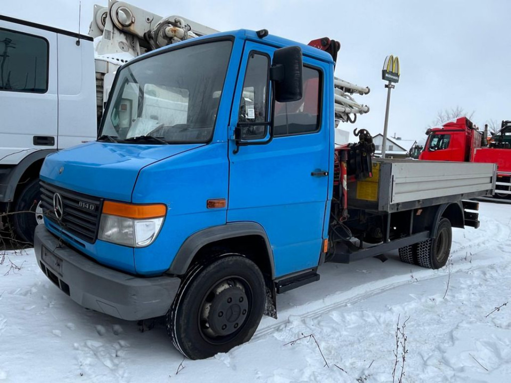 Mercedes-Benz Vario Pritsche Kran 814 D Fassi F45 - Dropside/ Flatbed truck, Crane truck: picture 1 Mercedes-Benz Vario Pritsche Kran 814 D Fassi F45 - Dropside/ Flatbed truck, Crane truck: picture 1