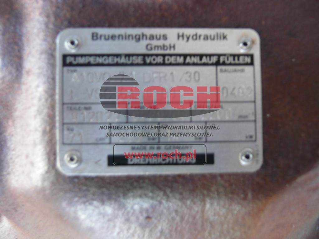 BRUENINGHAUS HYDRAULIK A10VO71DFR1/30L-VSC-61-N-00 912022 - Hydraulic pump: picture 1 BRUENINGHAUS HYDRAULIK A10VO71DFR1/30L-VSC-61-N-00 912022 - Hydraulic pump: picture 1