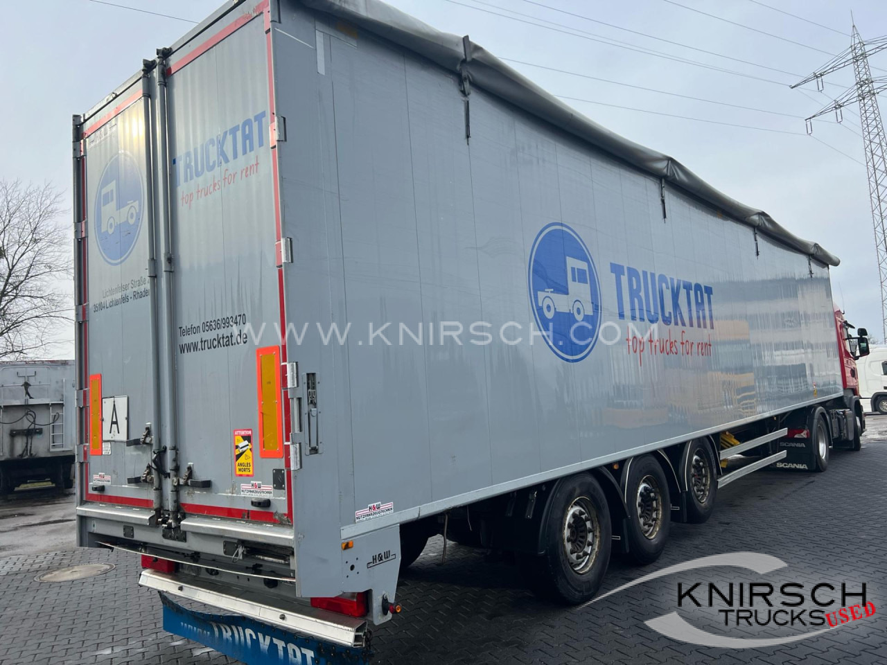 H&W Schubboden Liftachse SAF - Walking floor semi-trailer: picture 1 H&W Schubboden Liftachse SAF - Walking floor semi-trailer: picture 1