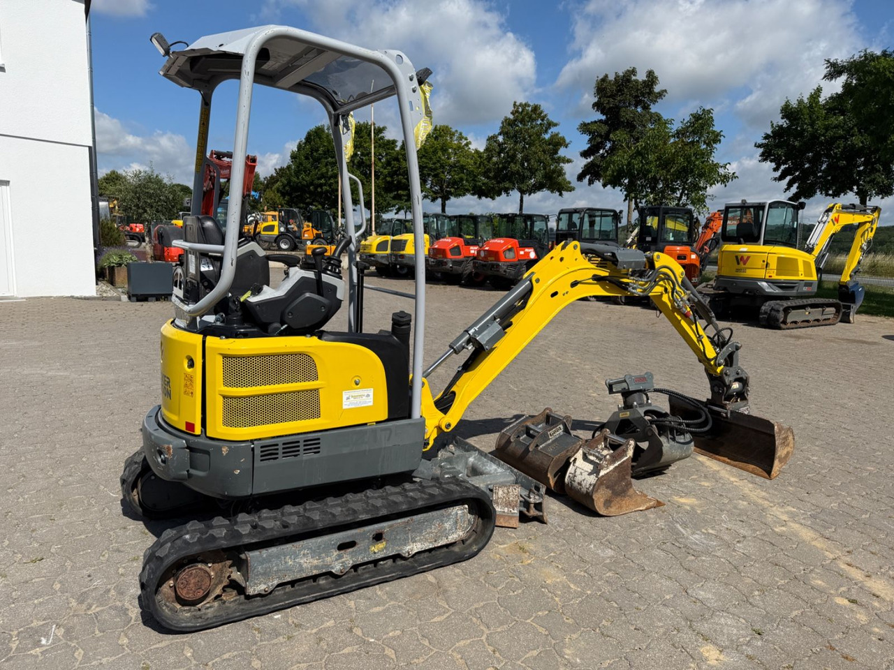 Wacker EZ 17, Bj 21, 820 BH, Tilt, hydr. SW, 3 Löffel - Mini excavator: picture 3 Wacker EZ 17, Bj 21, 820 BH, Tilt, hydr. SW, 3 Löffel - Mini excavator: picture 3