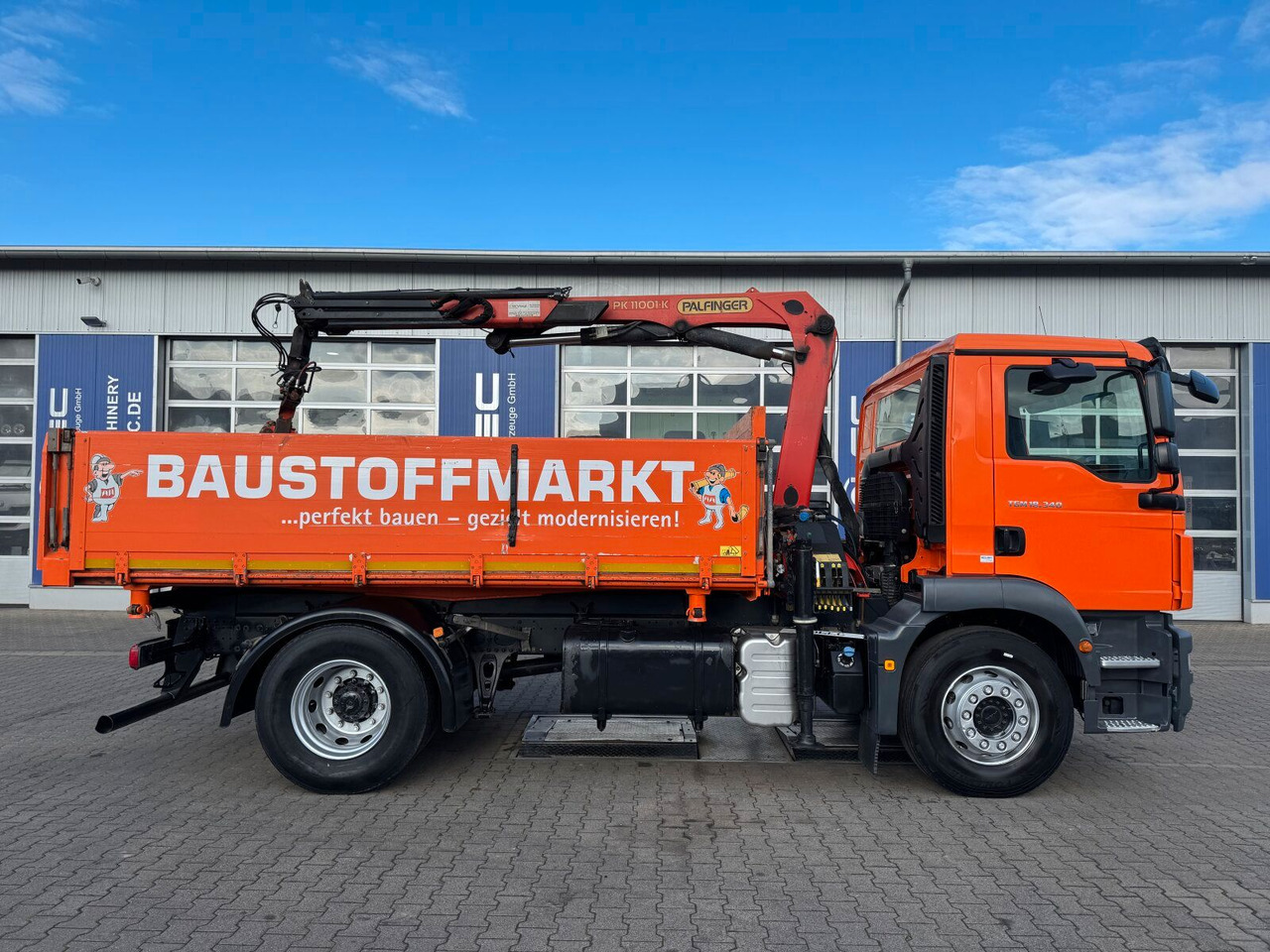MAN TGM 18.340 4x2 Euro 6 Kipper Kran PK11001.K - Tipper, Crane truck: picture 3 MAN TGM 18.340 4x2 Euro 6 Kipper Kran PK11001.K - Tipper, Crane truck: picture 3
