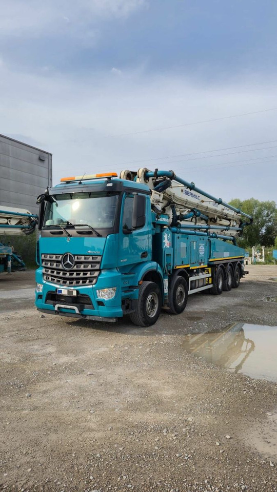 Mercedes-Benz AROCS 5051 10x6 Euro 6 Betonpumpe SERMAC 6RZ56 - Concrete pump truck: picture 1 Mercedes-Benz AROCS 5051 10x6 Euro 6 Betonpumpe SERMAC 6RZ56 - Concrete pump truck: picture 1