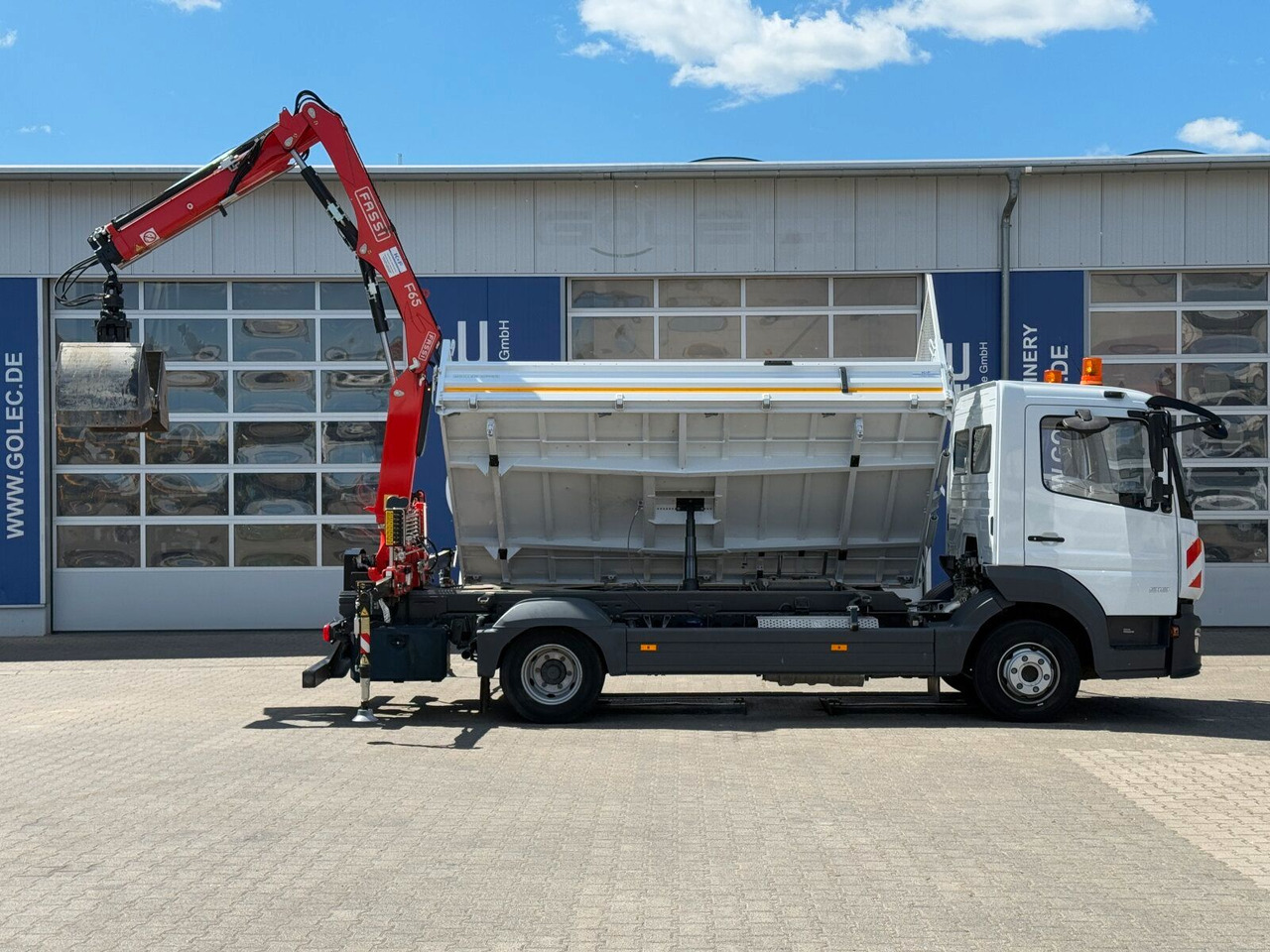 Mercedes-Benz ATEGO 818 4x2 Euro 6 Kipper Kran FASSI F65B.0.22 - Tipper van: picture 4 Mercedes-Benz ATEGO 818 4x2 Euro 6 Kipper Kran FASSI F65B.0.22 - Tipper van: picture 4