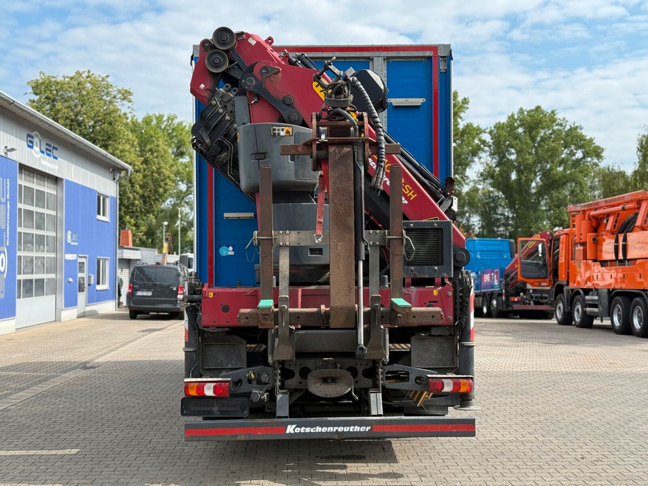 Mercedes-Benz Actros 6x2 Pritsche Kran Palfinger PK34002 + JIB - Curtain side truck, Crane truck: picture 4 Mercedes-Benz Actros 6x2 Pritsche Kran Palfinger PK34002 + JIB - Curtain side truck, Crane truck: picture 4
