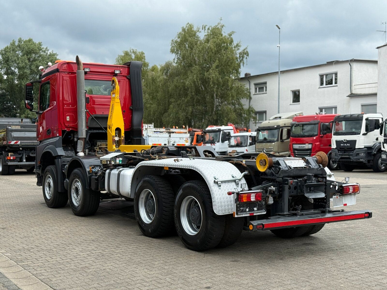 Mercedes-Benz Arocs 4158 8x4 Abrollkipper Palfinger Knickarm - Hook lift truck: picture 5 Mercedes-Benz Arocs 4158 8x4 Abrollkipper Palfinger Knickarm - Hook lift truck: picture 5