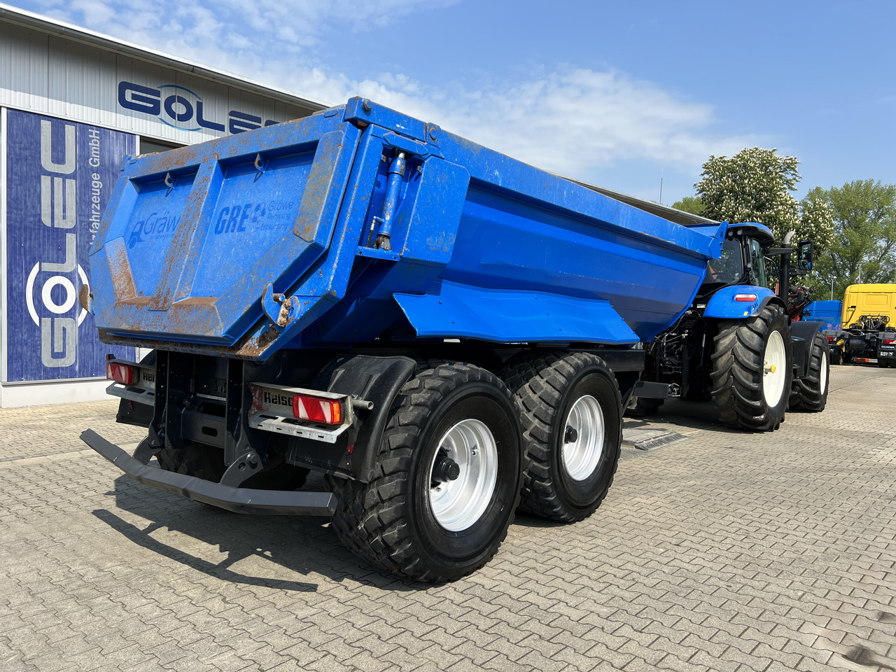 REISCH RTWK-200KS.550 Agro Kippauflieger - Tipper semi-trailer: picture 4 REISCH RTWK-200KS.550 Agro Kippauflieger - Tipper semi-trailer: picture 4