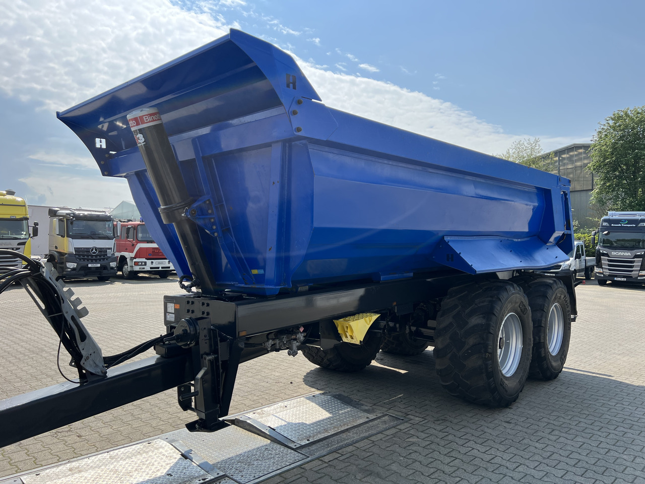REISCH RTWK-200KS.550 Agro Kippauflieger - Tipper semi-trailer: picture 1 REISCH RTWK-200KS.550 Agro Kippauflieger - Tipper semi-trailer: picture 1