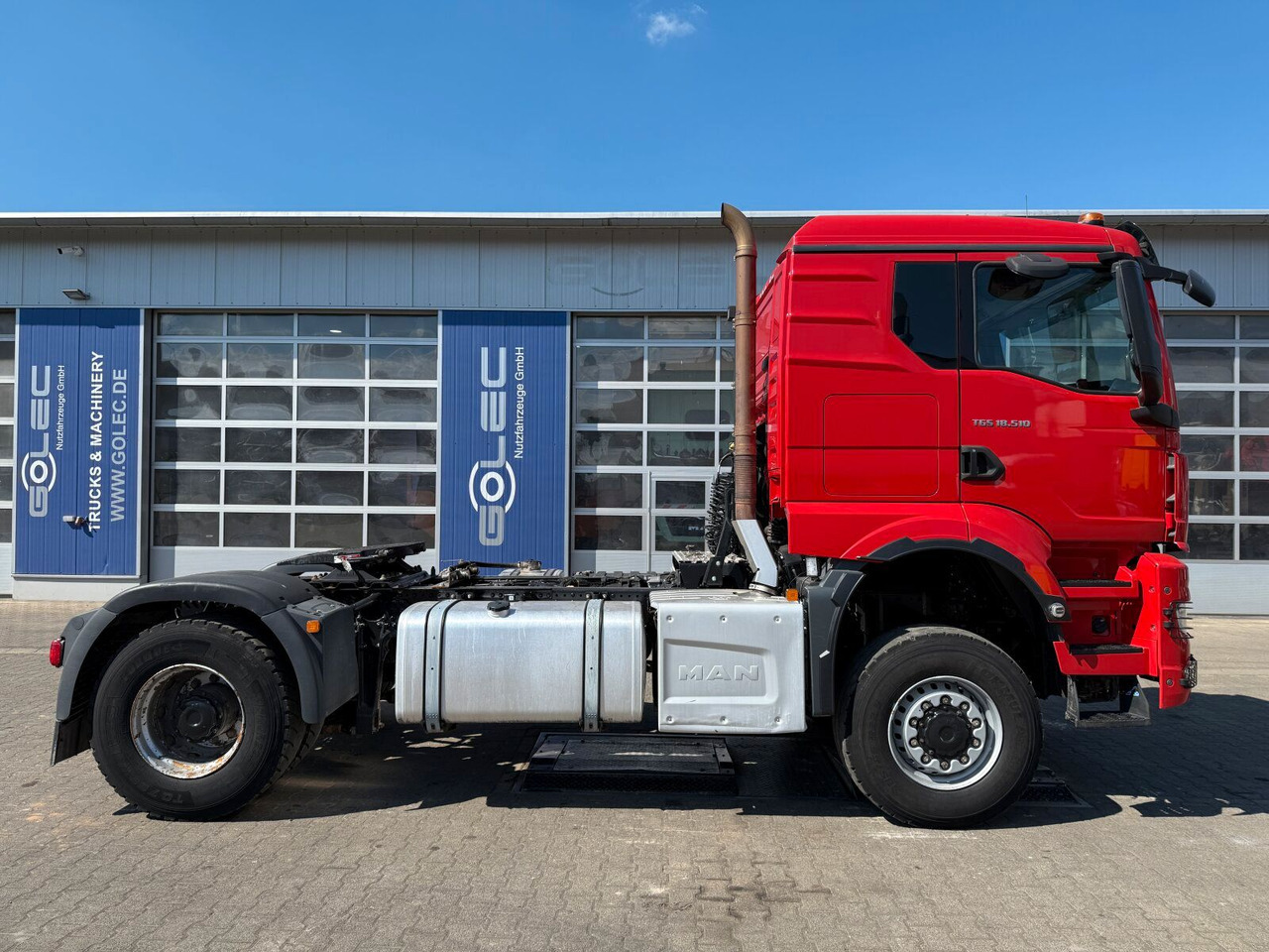 MAN TGS 18.510 4x4 SZM - Kipphyd. Blatt Luft Pritard - Tractor unit: picture 2 MAN TGS 18.510 4x4 SZM - Kipphyd. Blatt Luft Pritard - Tractor unit: picture 2