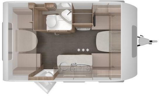 Knaus Sport 400 LK Silver Selection Auflastung 1500 - Caravan: picture 2 Knaus Sport 400 LK Silver Selection Auflastung 1500 - Caravan: picture 2