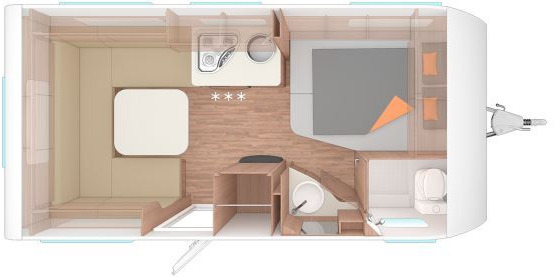 Weinsberg CaraOne 450 FU Elektrische Fußbodenerwärmung - Caravan: picture 2 Weinsberg CaraOne 450 FU Elektrische Fußbodenerwärmung - Caravan: picture 2