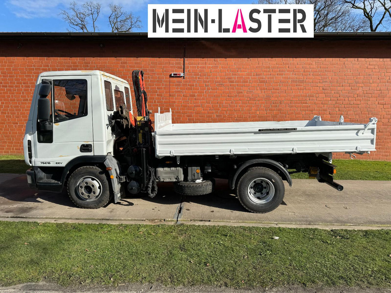 Iveco ML75E16 3 S-Kipper Kran PK 9,4m-550 kg Greifer - Tipper, Crane truck: picture 5 Iveco ML75E16 3 S-Kipper Kran PK 9,4m-550 kg Greifer - Tipper, Crane truck: picture 5