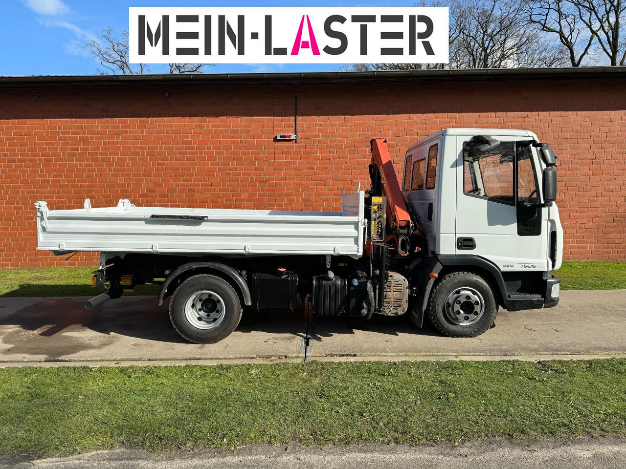 Iveco ML75E16 3 S-Kipper Kran PK 9,4m-550 kg Greifer - Tipper, Crane truck: picture 4 Iveco ML75E16 3 S-Kipper Kran PK 9,4m-550 kg Greifer - Tipper, Crane truck: picture 4