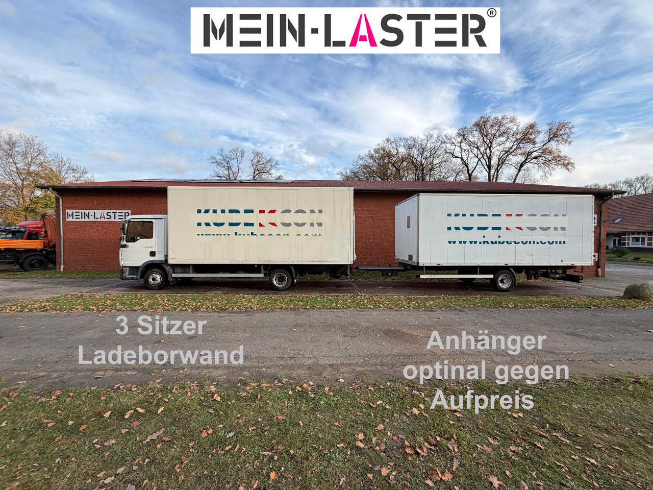 MAN TGL 8.180 Ladebordwand 3 Sitzer - Box truck: picture 1 MAN TGL 8.180 Ladebordwand 3 Sitzer - Box truck: picture 1