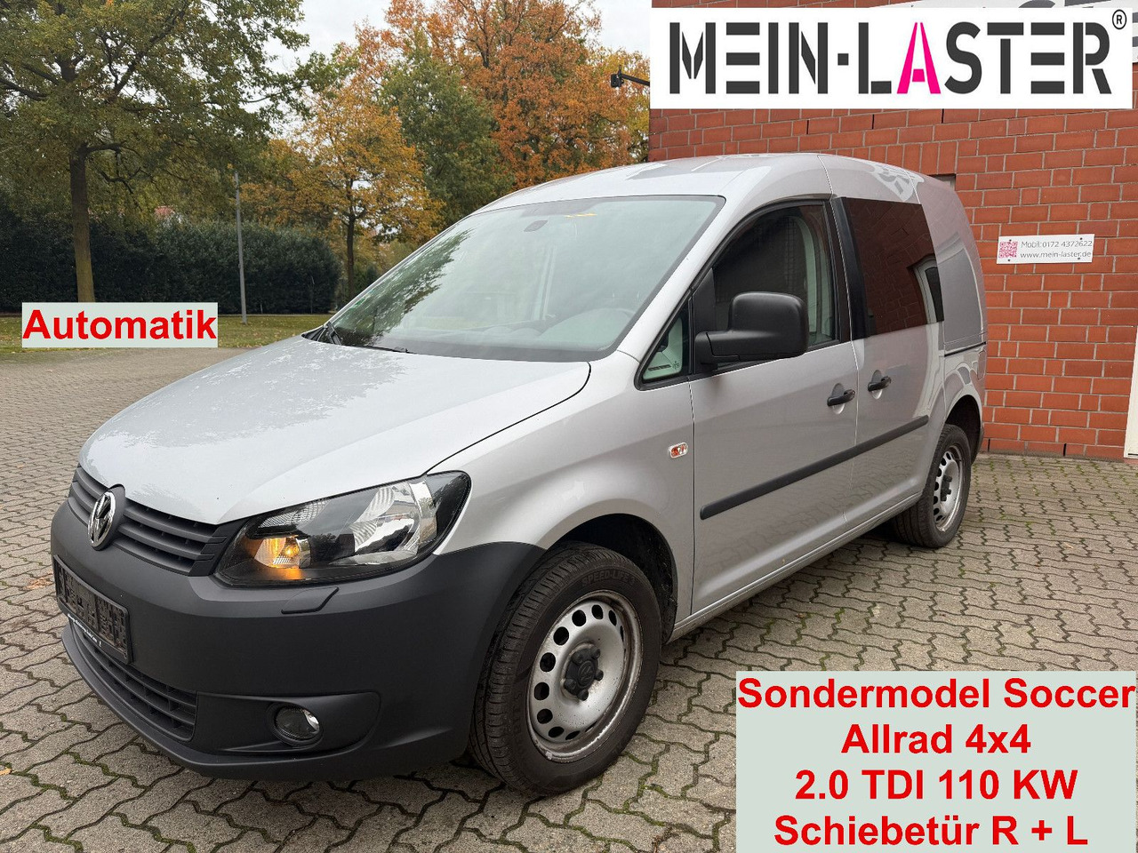 Volkswagen Caddy 2.0 TDI Kasten Soccer 4Motion Automatik - Estate car: picture 1 Volkswagen Caddy 2.0 TDI Kasten Soccer 4Motion Automatik - Estate car: picture 1