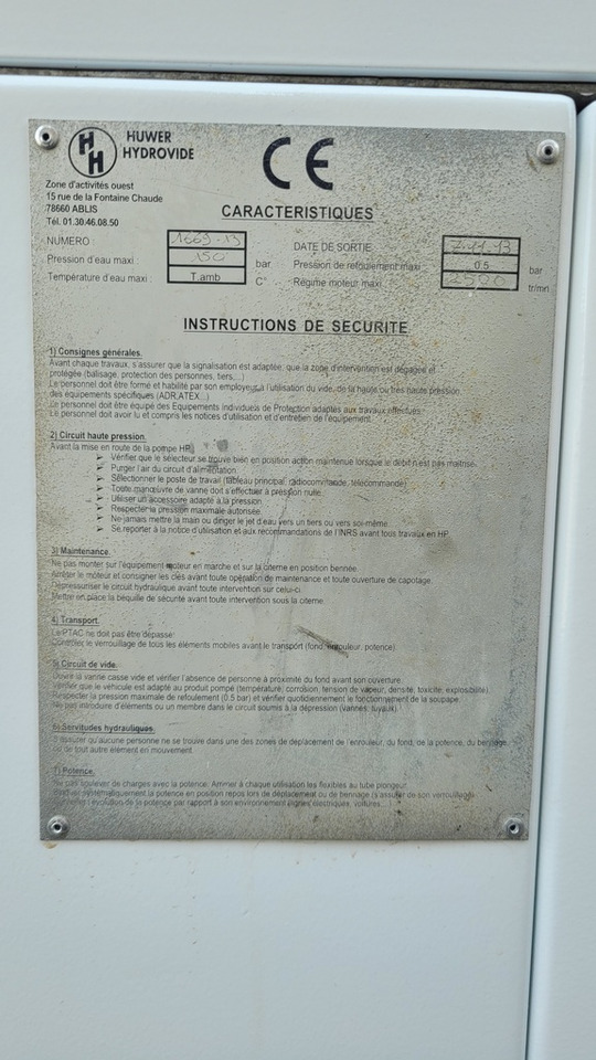 Vacuum truck Renault Maxity 140dxi Kanalreiniger COMBI CLEANER VAACUM Hydrocureur: picture 32