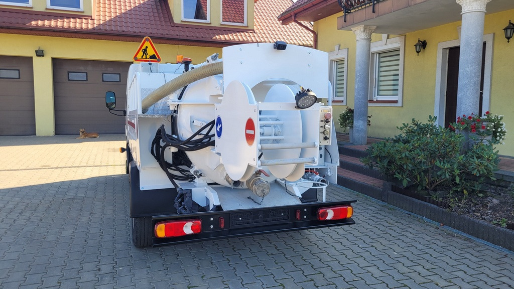 Vacuum truck Renault Maxity 140dxi Kanalreiniger COMBI CLEANER VAACUM Hydrocureur: picture 7