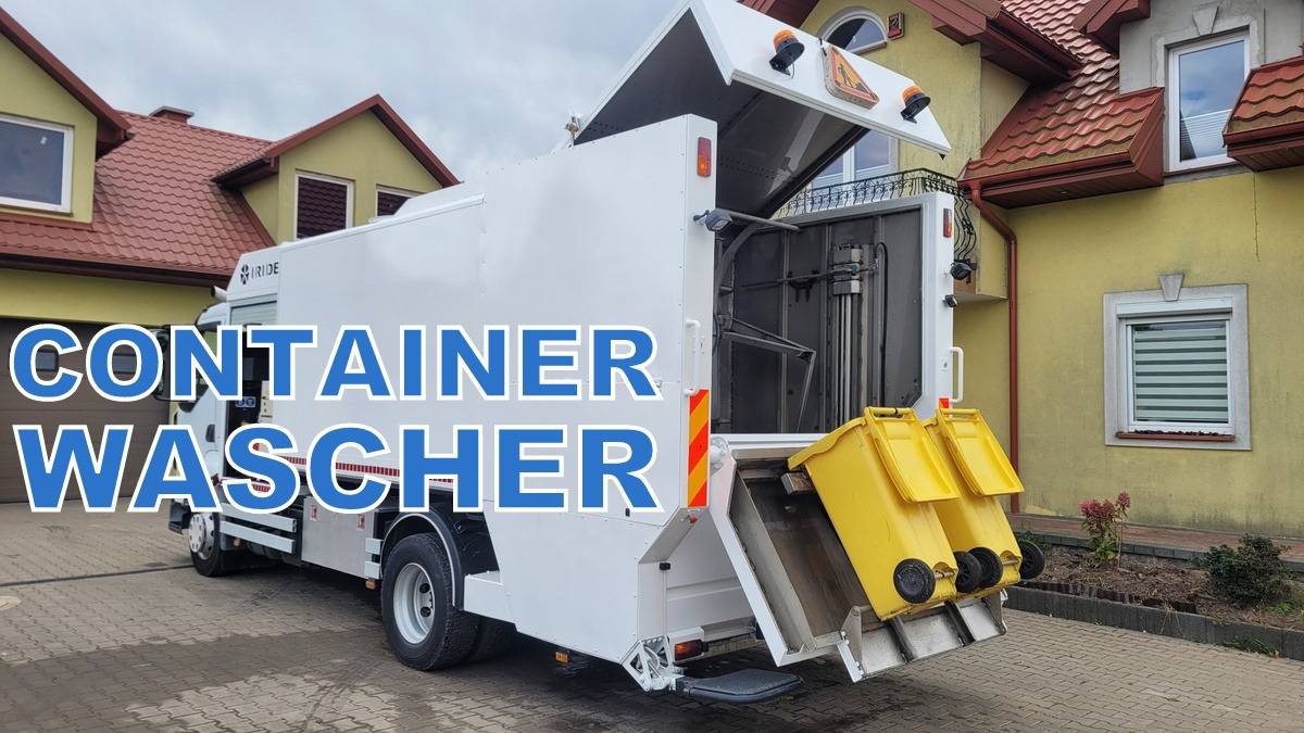 Renault Midlum CONTAINER WEASHER LAVACASSONETTI MYJKA - Garbage truck: picture 1 Renault Midlum CONTAINER WEASHER LAVACASSONETTI MYJKA - Garbage truck: picture 1