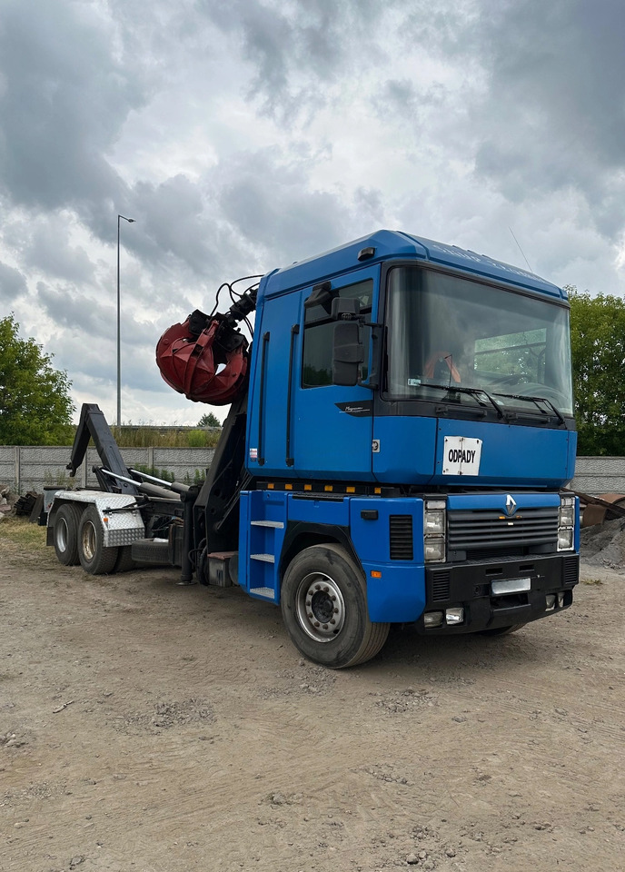 RENAULT Magnum 430 - Hook lift truck, Crane truck: picture 2 RENAULT Magnum 430 - Hook lift truck, Crane truck: picture 2