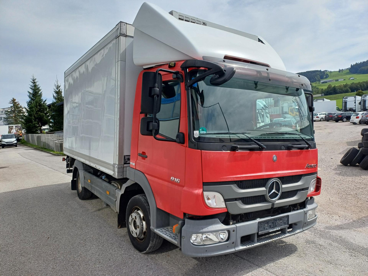 MERCEDES-BENZ 816 Euro5 AHK Luftfeder - Refrigerator truck: picture 1 MERCEDES-BENZ 816 Euro5 AHK Luftfeder - Refrigerator truck: picture 1