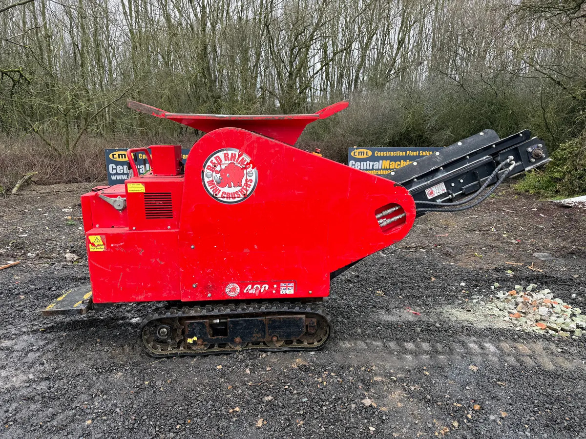 Red Rhino 4000 Stock No 527 - Jaw crusher: picture 1 Red Rhino 4000 Stock No 527 - Jaw crusher: picture 1