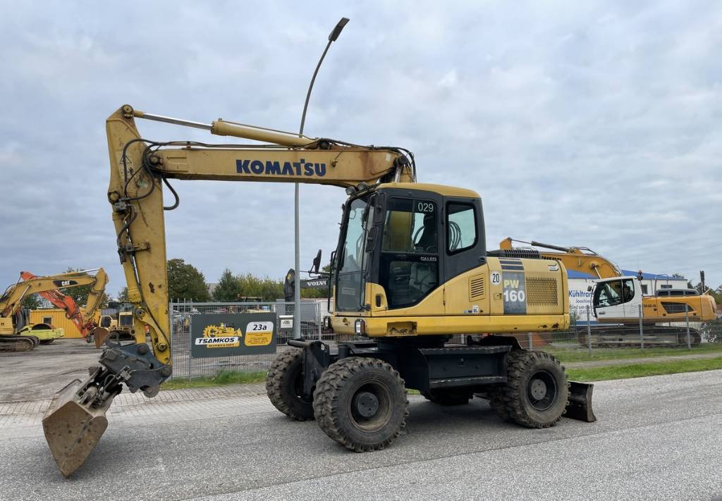 Komatsu PW 160 ES-7K Clima German machine! - Wheel excavator: picture 5 Komatsu PW 160 ES-7K Clima German machine! - Wheel excavator: picture 5