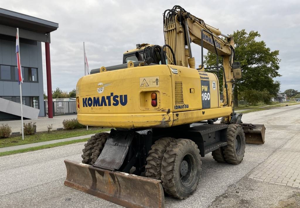 Komatsu PW 160 ES-7K Clima German machine! - Wheel excavator: picture 4 Komatsu PW 160 ES-7K Clima German machine! - Wheel excavator: picture 4