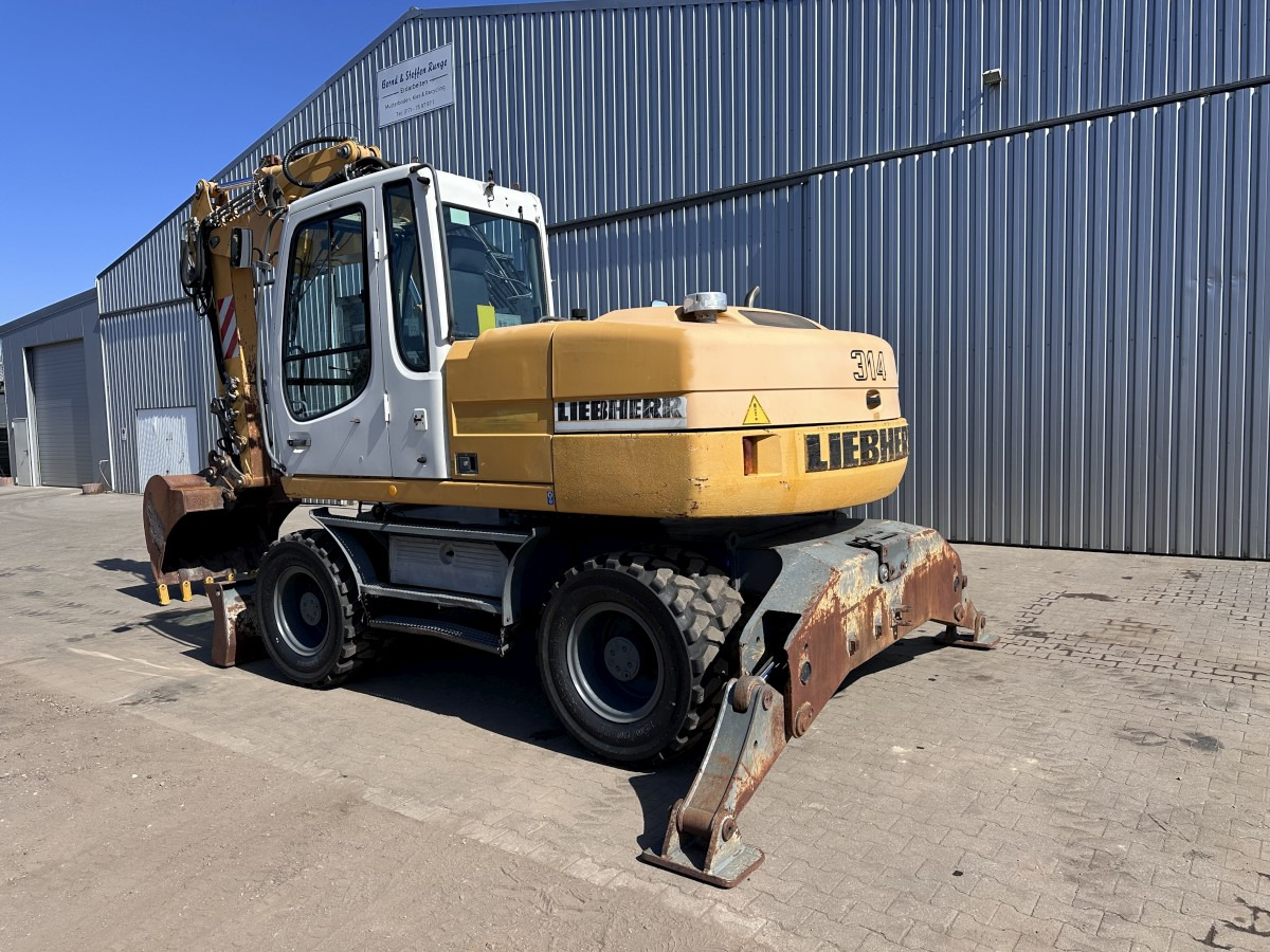 Wheel excavator LIEBHERR A 314 All hydr. lines SW 33- 30 Km/h: picture 8