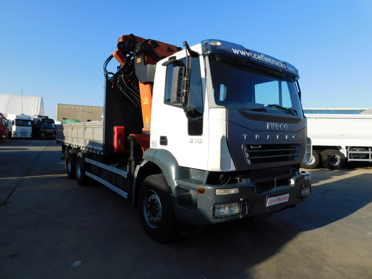 Iveco Magirus trakker - Dropside/ Flatbed truck, Crane truck: picture 2 Iveco Magirus trakker - Dropside/ Flatbed truck, Crane truck: picture 2