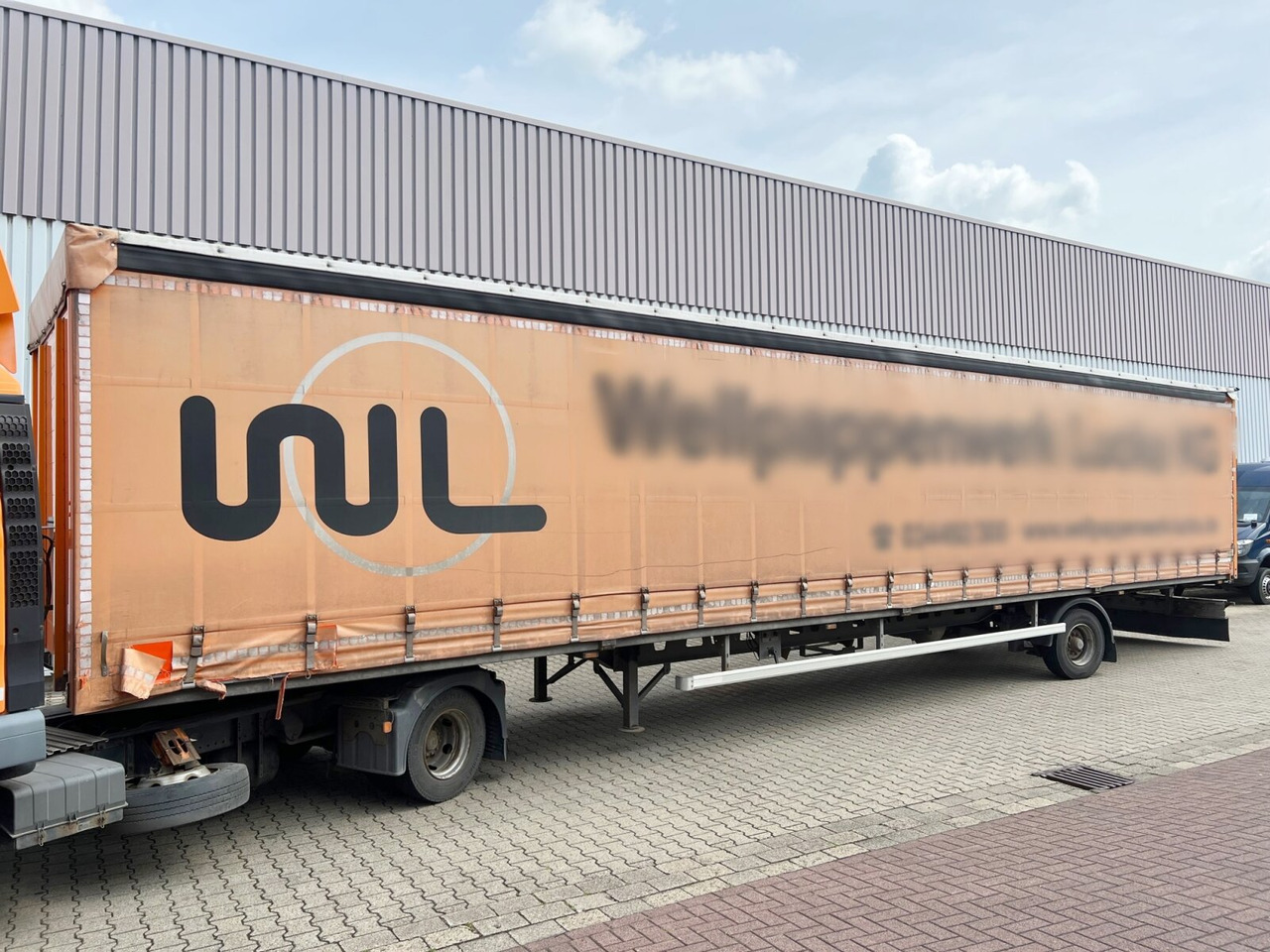 Ackermann PS-F 5.3/13.5 EZG SPS PS-F 5.3/13.5 EZG SPS, Edscha-Verdeck, Lenkachse - Curtainsider semi-trailer: picture 1 Ackermann PS-F 5.3/13.5 EZG SPS PS-F 5.3/13.5 EZG SPS, Edscha-Verdeck, Lenkachse - Curtainsider semi-trailer: picture 1