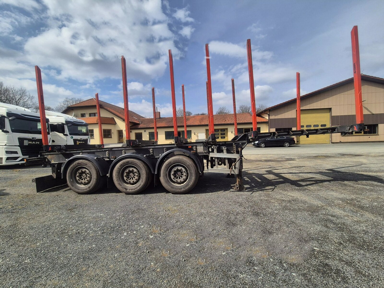 Doll LOGO H3L-14XL LOGO H3L-14XL, Liftachse, Nachlauflenkachse, teleskopierbar 9,4m-12,9 - Timber semi-trailer: picture 2 Doll LOGO H3L-14XL LOGO H3L-14XL, Liftachse, Nachlauflenkachse, teleskopierbar 9,4m-12,9 - Timber semi-trailer: picture 2