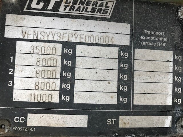 General Trailer SYY3FP SYY3FP Plattformauflieger, Liftachse - Dropside/ Flatbed semi-trailer: picture 3 General Trailer SYY3FP SYY3FP Plattformauflieger, Liftachse - Dropside/ Flatbed semi-trailer: picture 3