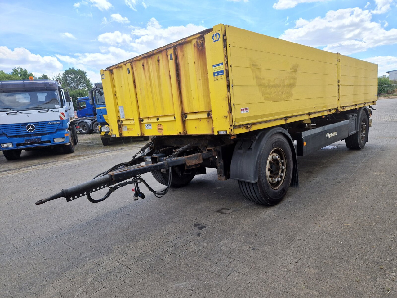 Krone AZP 18 AZP 18 Baustoffanhänger, 5x VORHANDEN! - Dropside/ Flatbed trailer: picture 4 Krone AZP 18 AZP 18 Baustoffanhänger, 5x VORHANDEN! - Dropside/ Flatbed trailer: picture 4