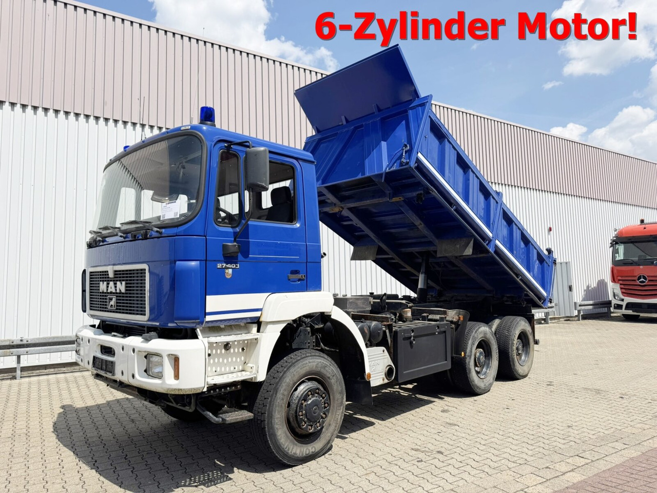 MAN 27.403 6x6 BB 27.403 6x6 BB, EX-THW - Tipper: picture 1 MAN 27.403 6x6 BB 27.403 6x6 BB, EX-THW - Tipper: picture 1
