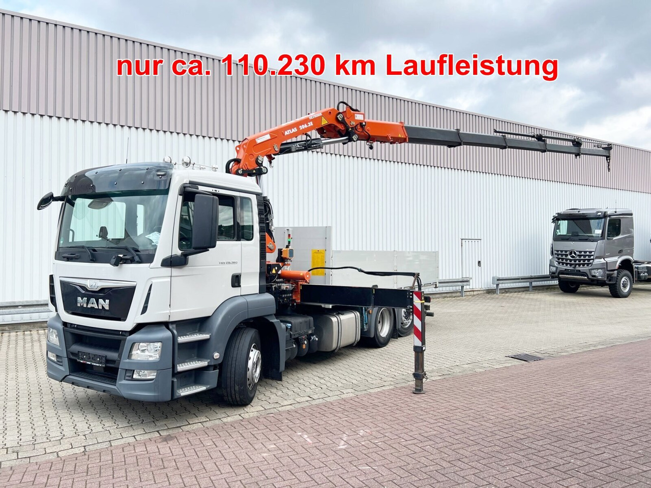 MAN TGS 26.360/400 6x2-4 BL TGS 26.360/400 6x2-4 BL, Lenk-/Lift, Kran Atlas AK 206.3E A5, Funk - Crane truck, Dropside/ Flatbed truck: picture 1 MAN TGS 26.360/400 6x2-4 BL TGS 26.360/400 6x2-4 BL, Lenk-/Lift, Kran Atlas AK 206.3E A5, Funk - Crane truck, Dropside/ Flatbed truck: picture 1
