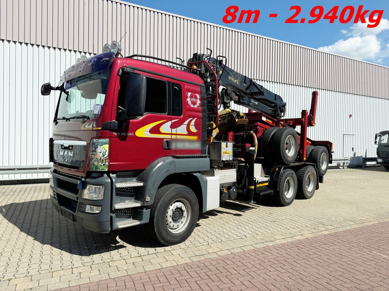 MAN TGS 26.540 6X4 BL TGS 26.540 6X4 BL, Intarder, Kran Epsilon S260L82, Langholz - Timber truck, Crane truck: picture 1 MAN TGS 26.540 6X4 BL TGS 26.540 6X4 BL, Intarder, Kran Epsilon S260L82, Langholz - Timber truck, Crane truck: picture 1