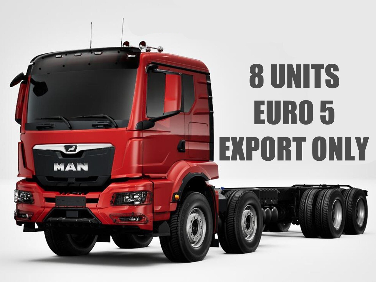 MAN TGS 41.440/480 8x4 BB CH TGS 41.440/480 8x4 BB CH, MEHRFACH VORHANDEN! - Cab chassis truck: picture 1 MAN TGS 41.440/480 8x4 BB CH TGS 41.440/480 8x4 BB CH, MEHRFACH VORHANDEN! - Cab chassis truck: picture 1