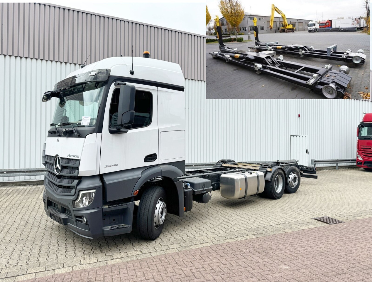 Mercedes-Benz Actros 2545 L 6x2 Actros 2545 L 6x2, Lenk-/Liftachse, StreamSpace, MultimediaCockpit - Hook lift truck: picture 1 Mercedes-Benz Actros 2545 L 6x2 Actros 2545 L 6x2, Lenk-/Liftachse, StreamSpace, MultimediaCockpit - Hook lift truck: picture 1
