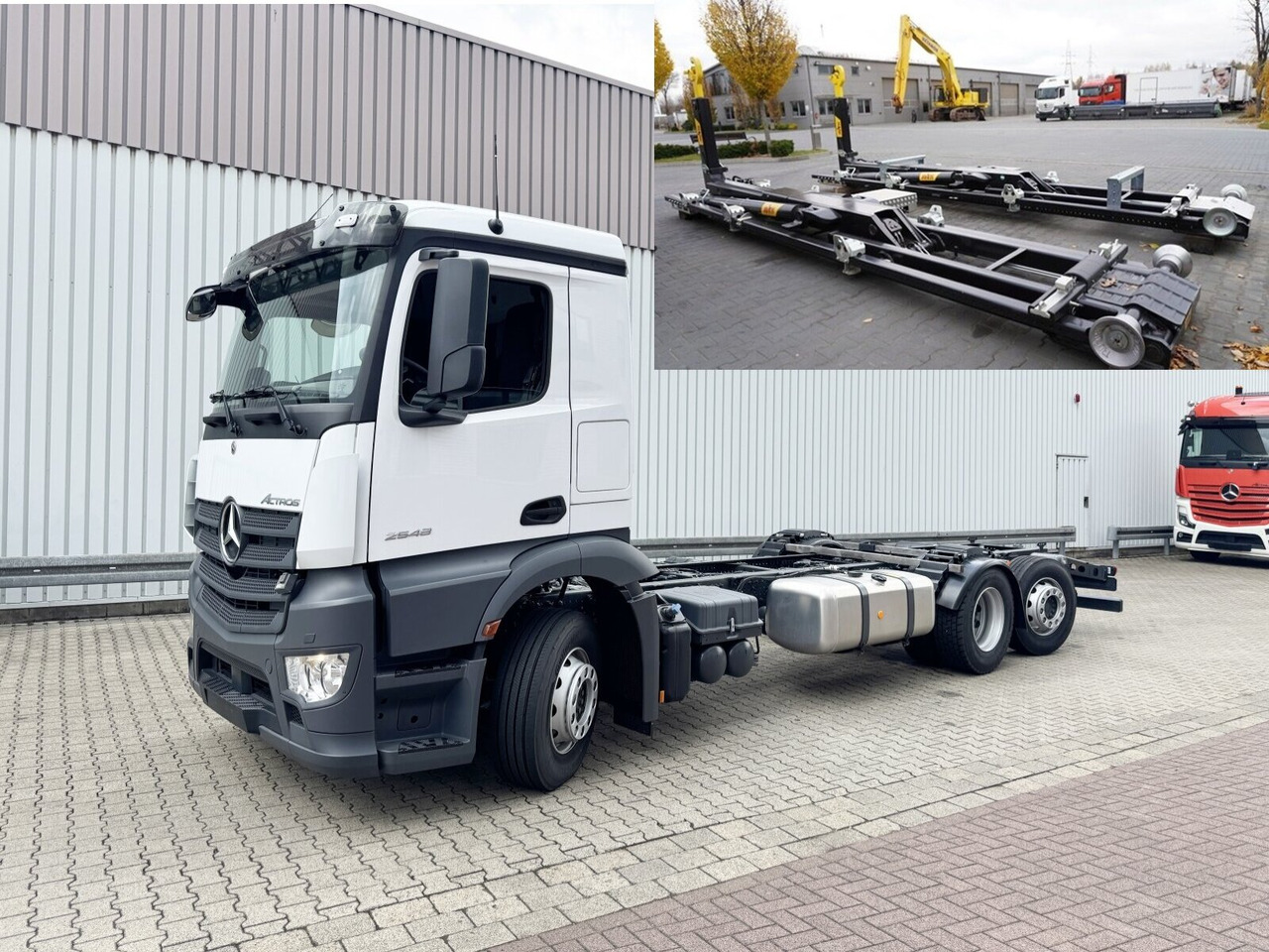 Mercedes-Benz Actros 2548 L 6x2 Actros 2548 L 6x2, Retarder, Lenk-/Liftachse - Hook lift truck: picture 1 Mercedes-Benz Actros 2548 L 6x2 Actros 2548 L 6x2, Retarder, Lenk-/Liftachse - Hook lift truck: picture 1