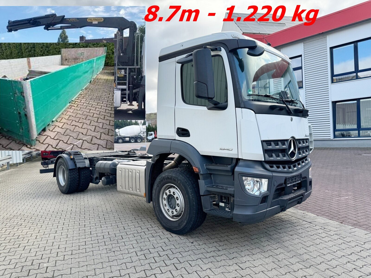 Mercedes-Benz Arocs 1840 L 4x2 Arocs 1840 L 4x2, Kran Palfinger PK12001L, Hochstand - Crane truck: picture 1 Mercedes-Benz Arocs 1840 L 4x2 Arocs 1840 L 4x2, Kran Palfinger PK12001L, Hochstand - Crane truck: picture 1